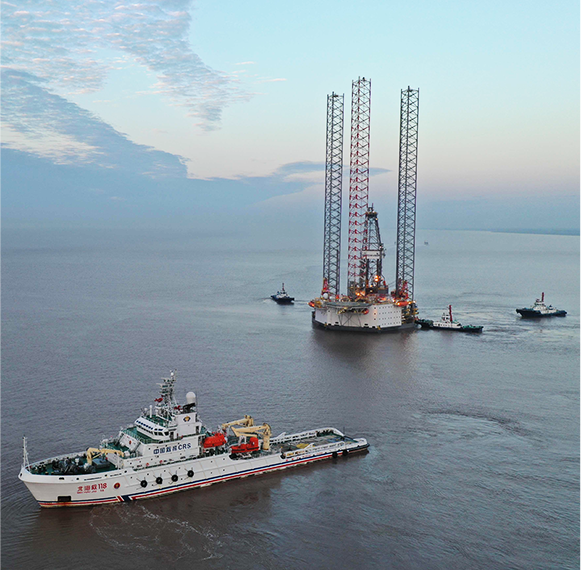 Petrochina Bohai Sondaj Şirketi Açık Deniz Petrol Platformu