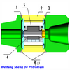 API 197mm Downhole Torque Impactor for Drilling Petroleum Equipment